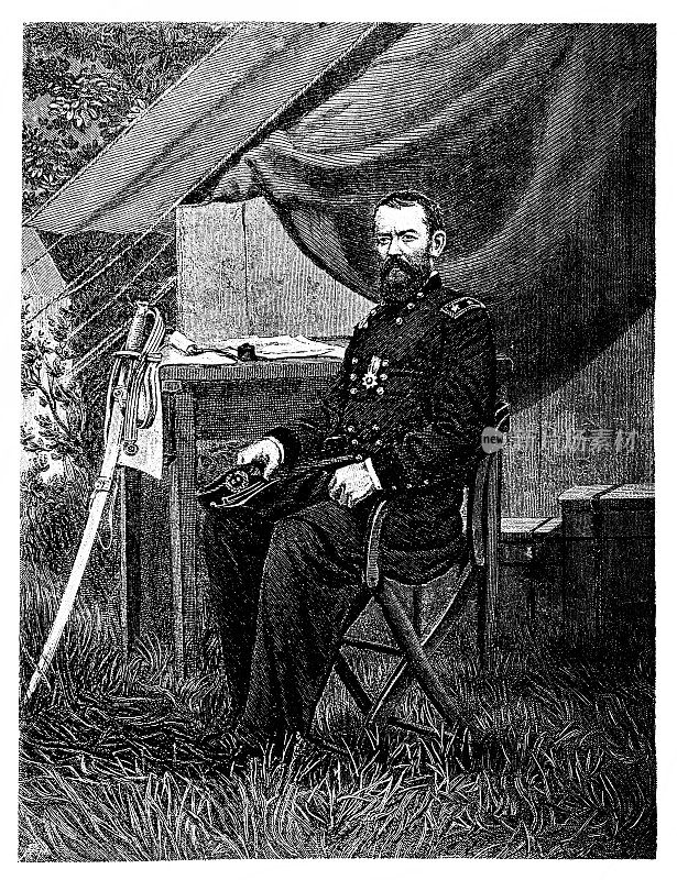 菲利普・亨利・谢里丹(1831年3月6日- 1888年8月5日)，美国陆军军官，美国内战时期的联邦将军